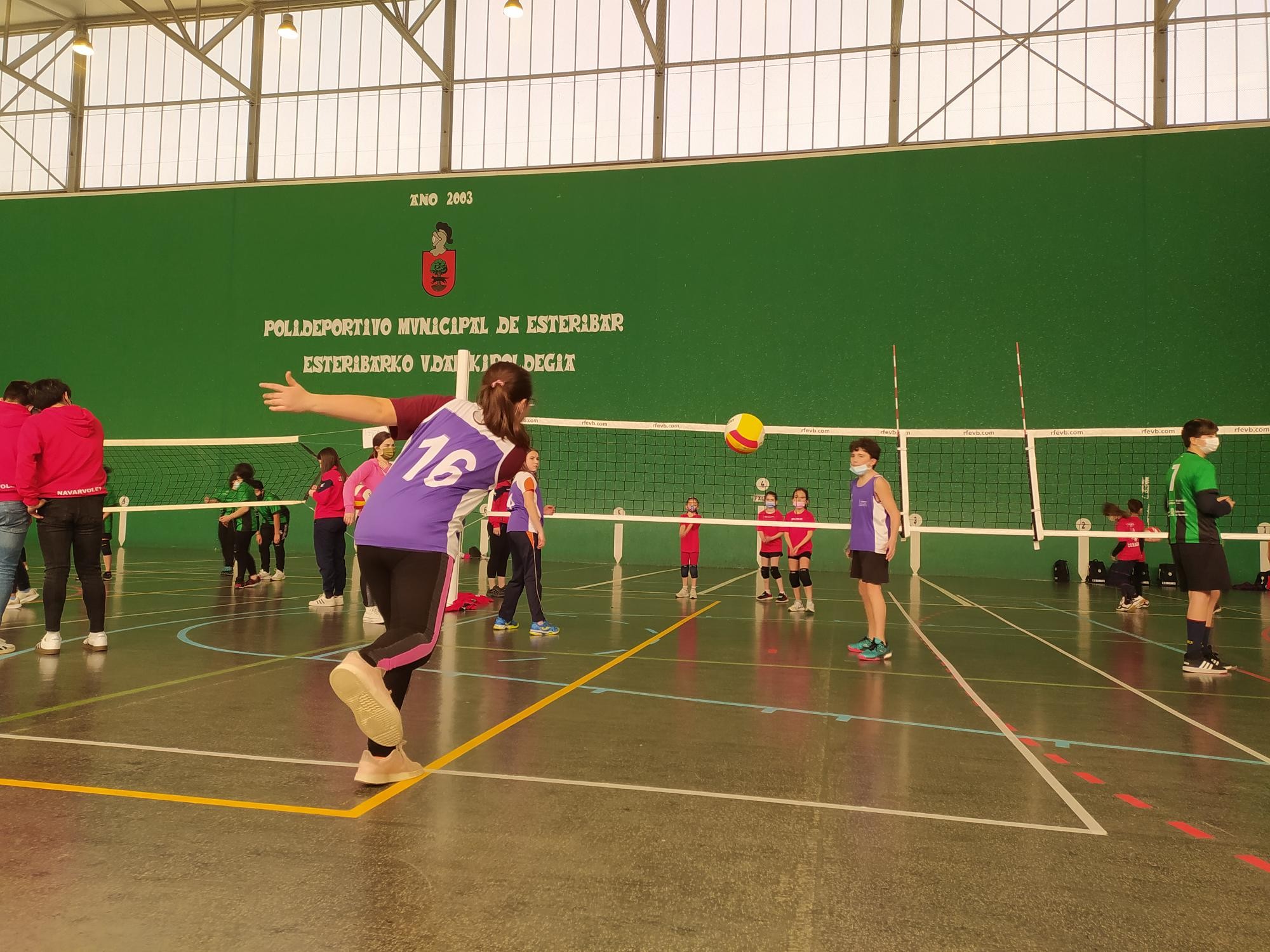 Tercera Concentración de Minivoley en Zubiri